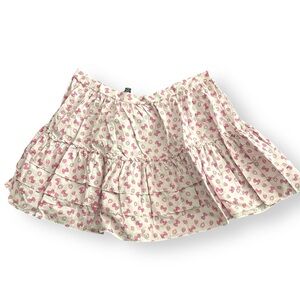 Hot Topic Strawberry & Bows Petticoat Skirt